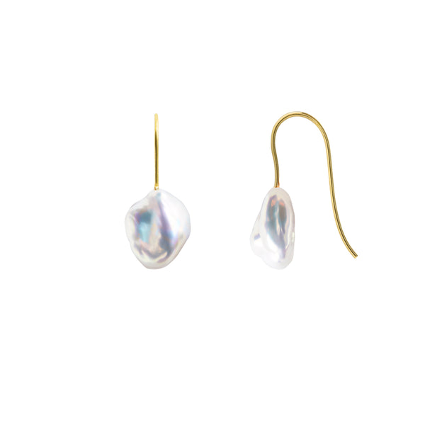 ORA Pearls – MERMAIA KESHI PEARL HOOK EARRINGS